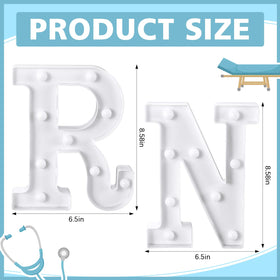 Ceenna nursing graduation decor light creates a festive party backdrop