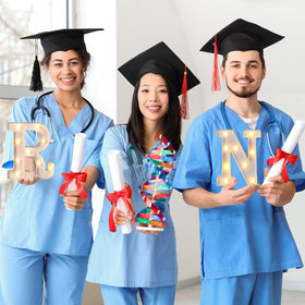 Ceenna RN graduation wall backdrop light helps create memorable moments