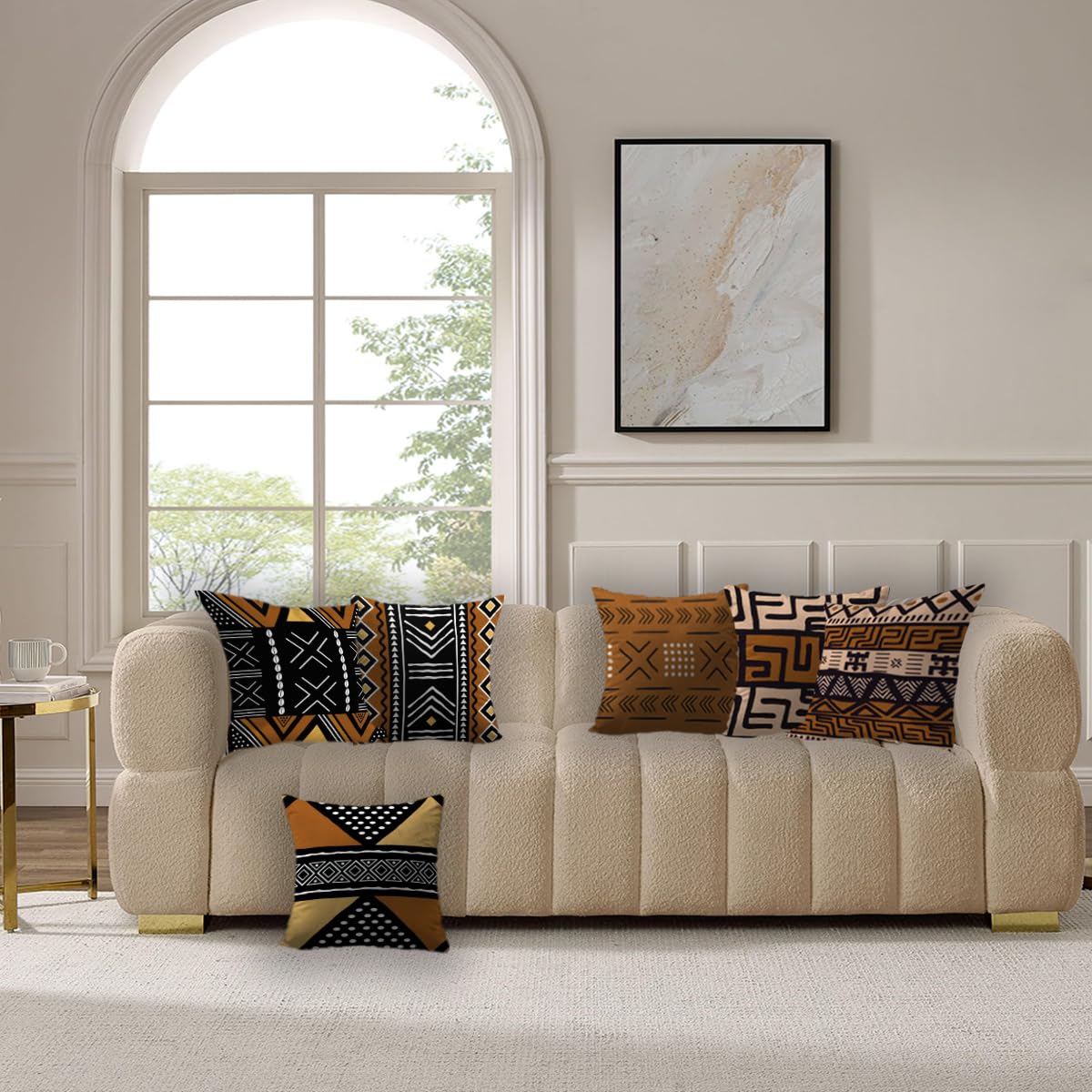 Ceexolliss double-sided printing pillow cover shows pattern from any angle