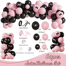 CelebSpark pink-black bow cake topper sparks celebratory moments for photos