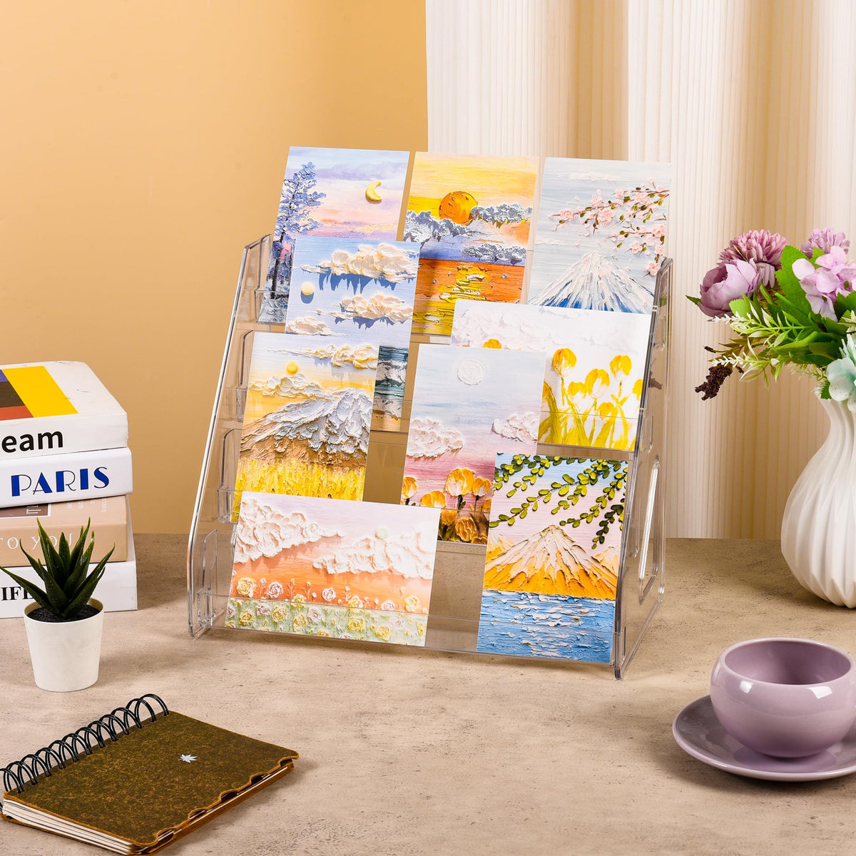 CELSOL display used at a trade booth showing multiple cards