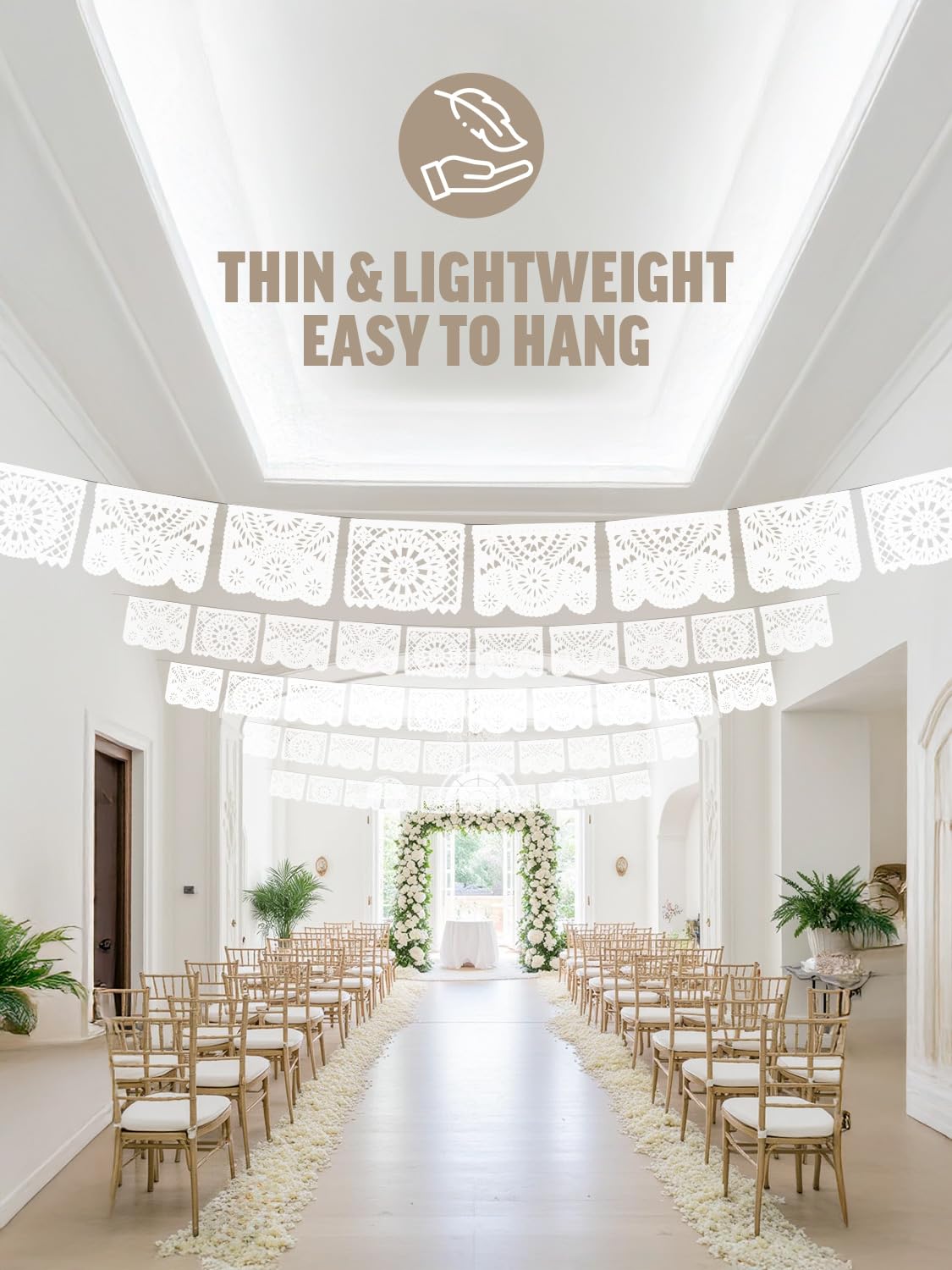 CEMPASUCHIL banner works indoors and outdoors with weather-resistant plastic.