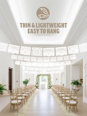 CEMPASUCHIL banner works indoors and outdoors with weather-resistant plastic.