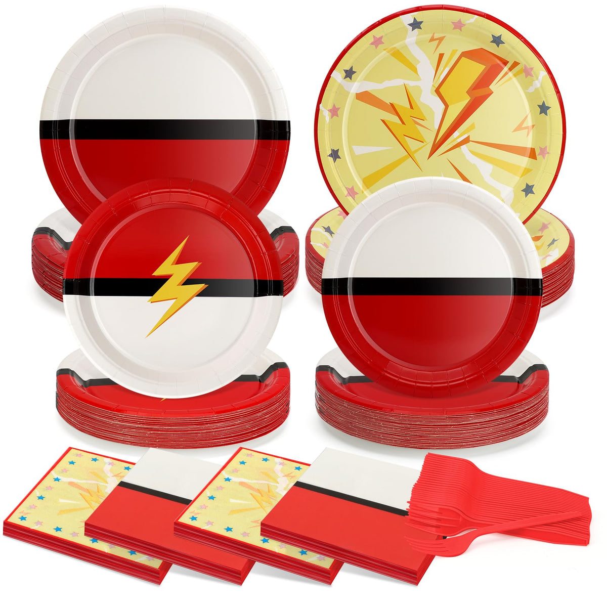 CENLBJ cartoon animation 9-inch plates for kid-friendly party meals.