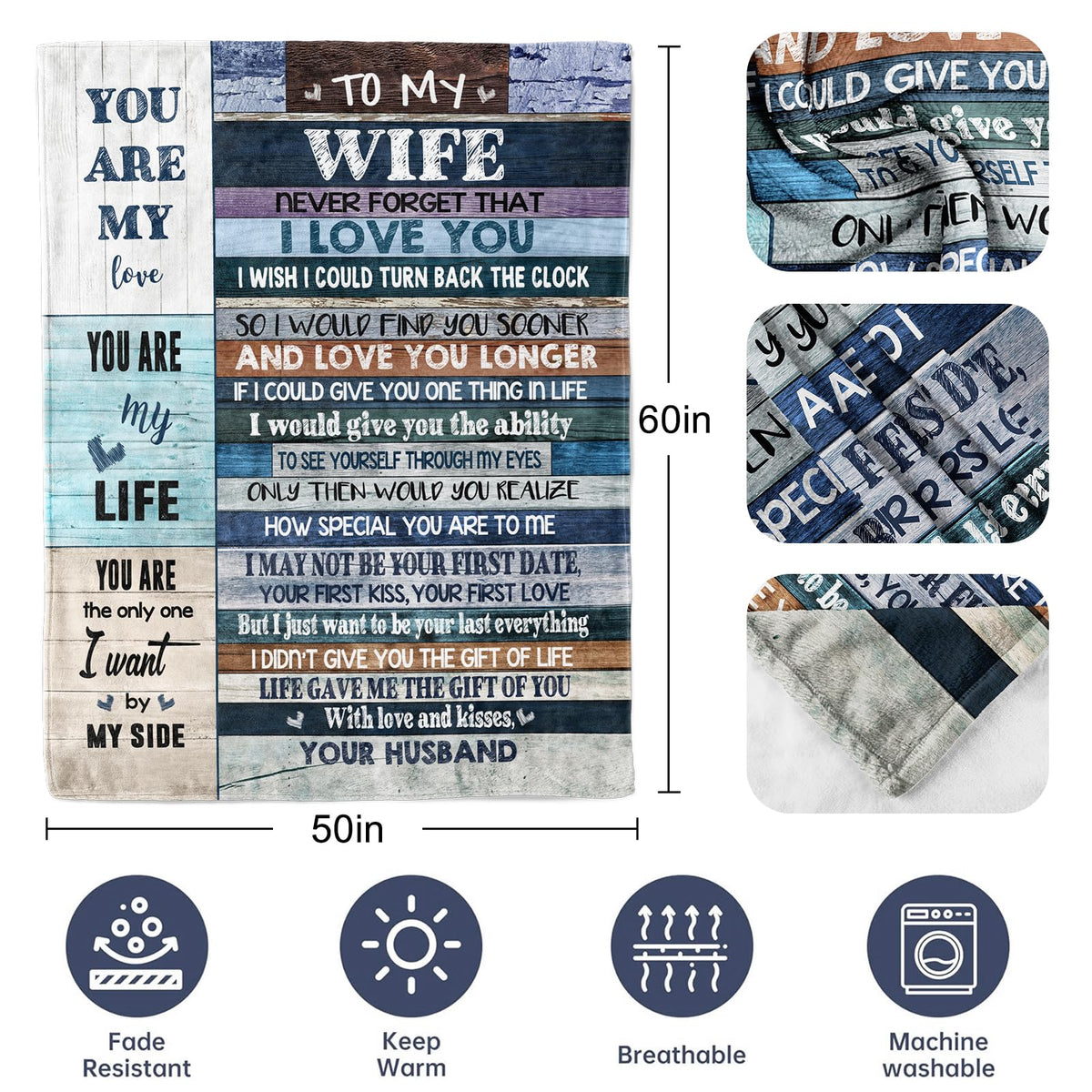 CENSIHER anniversary gift blanket conveys love and thoughtfulness.