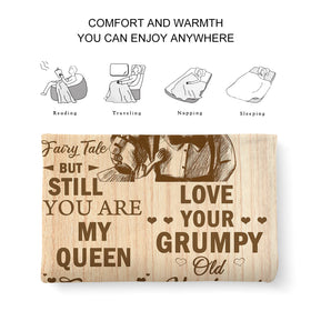 CENSIHER Gift Blanket 65x50 inches in microfiber for maximum softness.