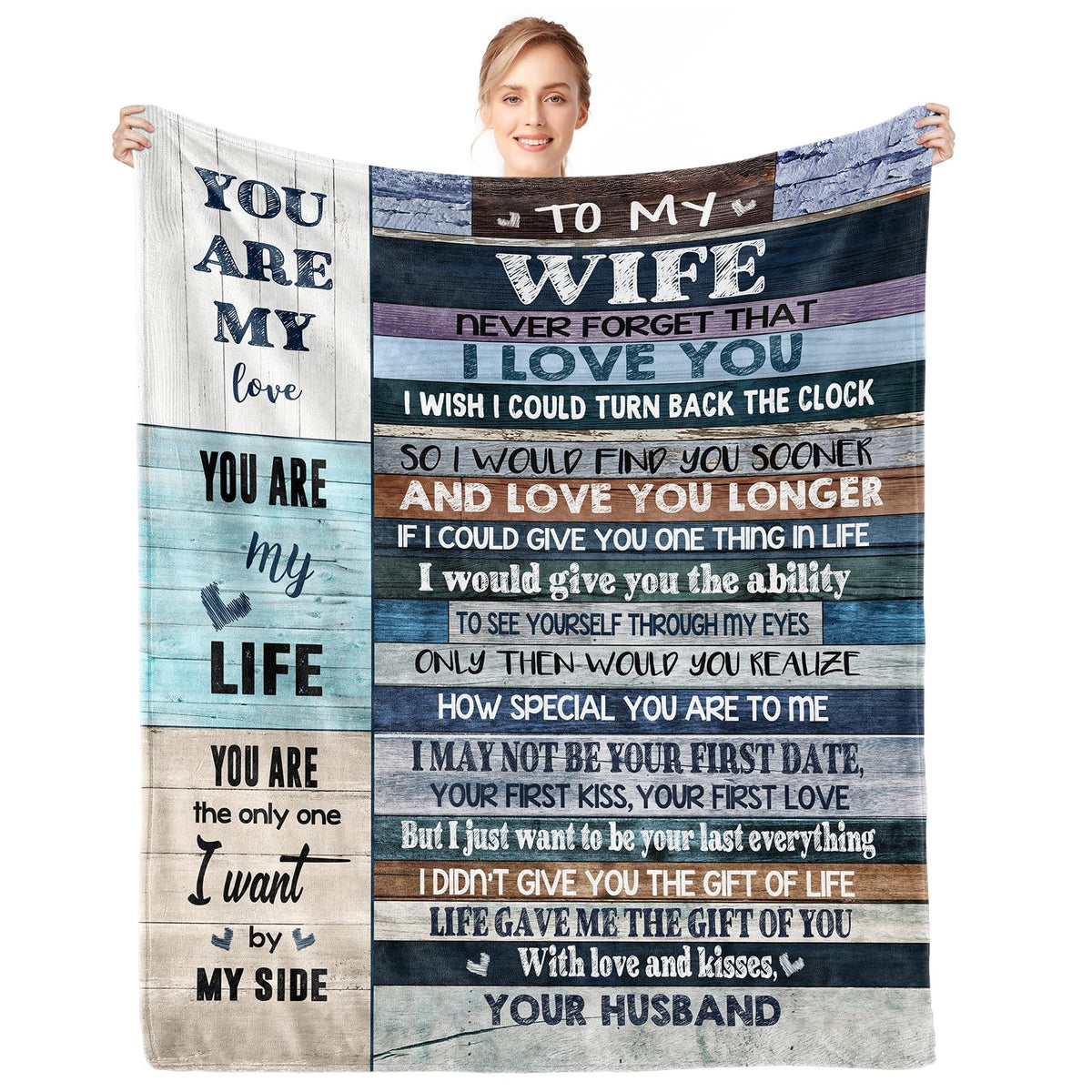 CENSIHER soft-touch wife blanket in 60x50in for cozy evenings.