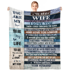 CENSIHER soft-touch wife blanket in 60x50in for cozy evenings.