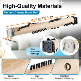 Ceoighe brush roll with magnet and ball bearing close-up for smooth rotation