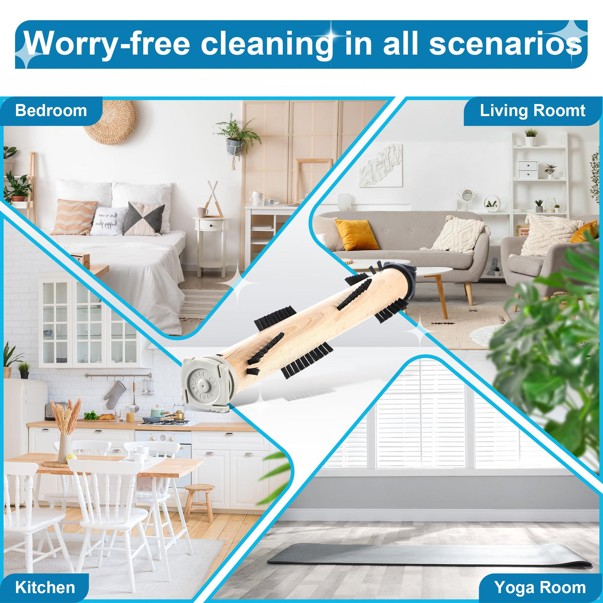 Ceoighe Kirby-compatible brush supports regular maintenance and cleaner carpets