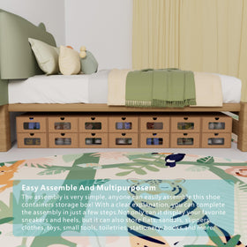 Ceptcher vented shoe box supports air circulation.