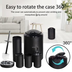 CERBIOR toilet brush holder maintains bathroom tidiness and discreet storage.