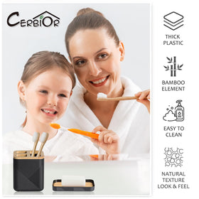 CERBIOR soap dish prevents puddles, keeping counters dry and clean