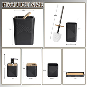CERBIOR toothbrush holder organizes three brushes neatly on a tidy vanity