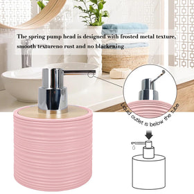 CERBIOR soap dish resting on the edge to keep soap dry and accessible.