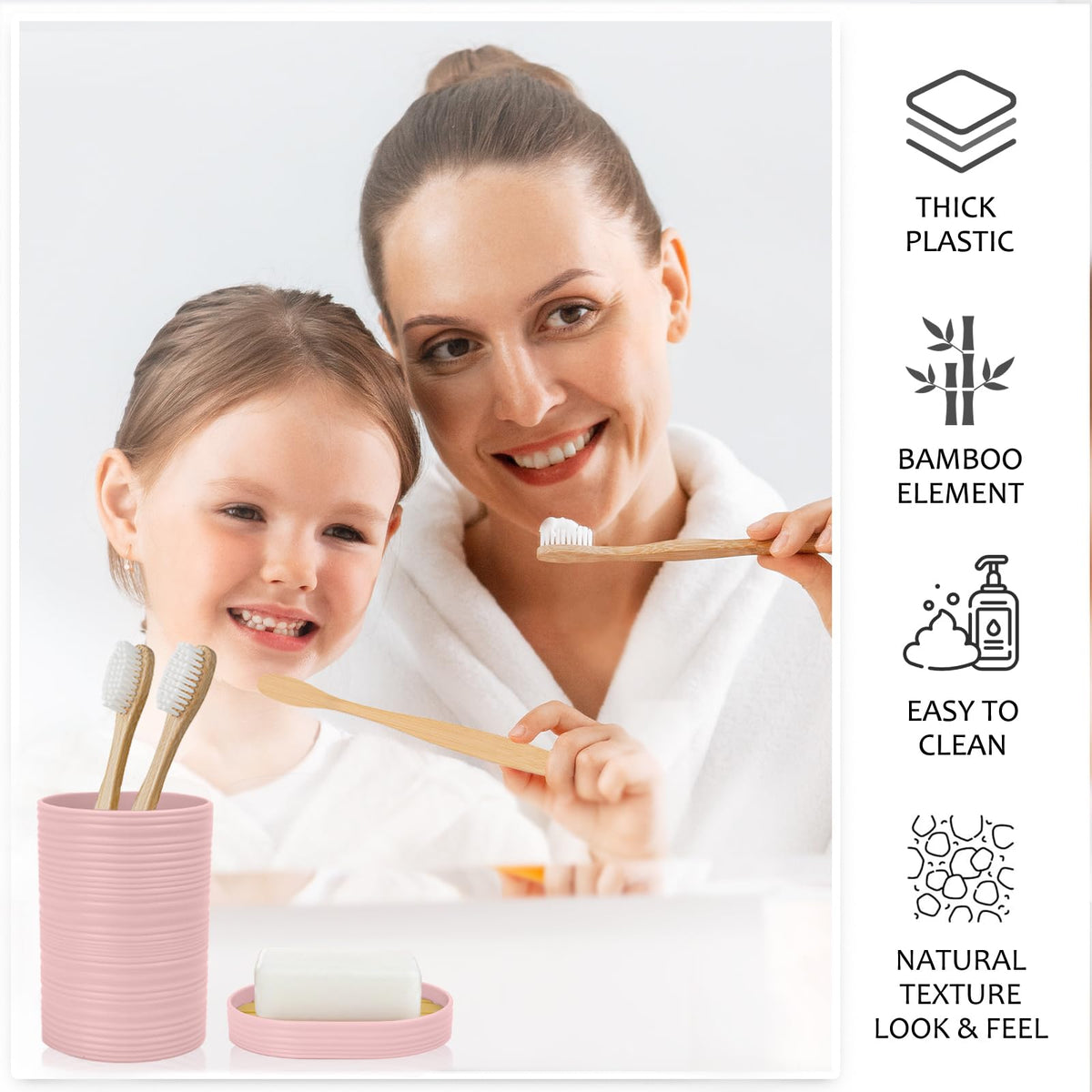 CERBIOR toilet brush holder fits compact bathrooms for neat storage.