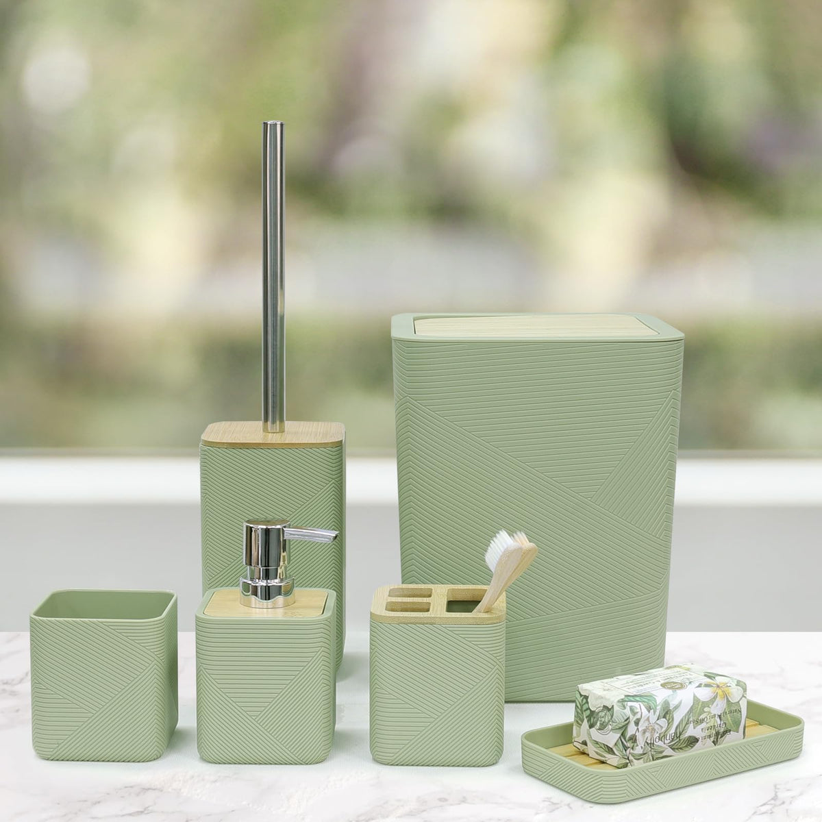 CERBIOR Q-tip holder keeps cotton swabs accessible and organized
