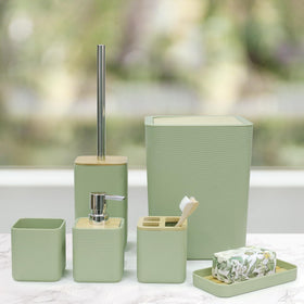 CERBIOR Q-tip holder keeps cotton swabs accessible and organized