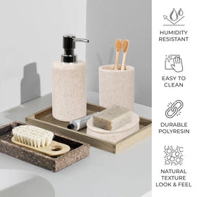 CERBIOR toilet brush holder keeps bathroom organized.
