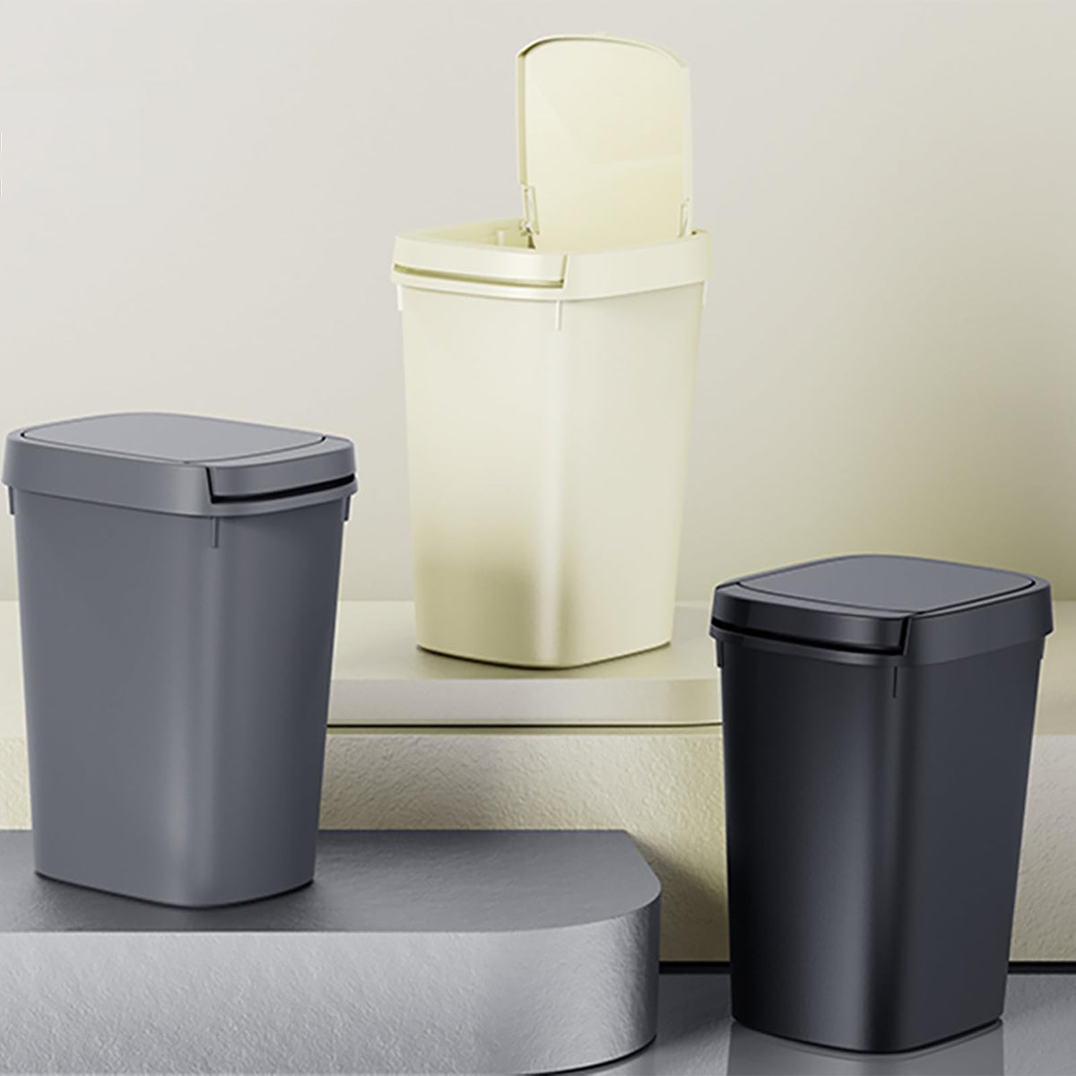 CEROELDA sleek black can fits office spaces and reduces clutter
