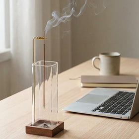CEREMONY desk decor adds calming focal point for meditation or study