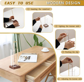 CEREMONY glass ash catcher smoke flows gracefully from bottom to top