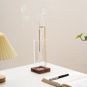 CEREMONY packaged contents include ash catchers, brass rods, and incense sticks