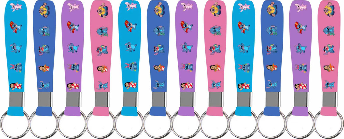 Cerfioo cartoon birthday pins showcase playful art on backpacks and outfits.