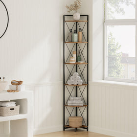Cerlyunzan corner-shelf assembly-friendly unit arrives with hardware and clear instructions.
