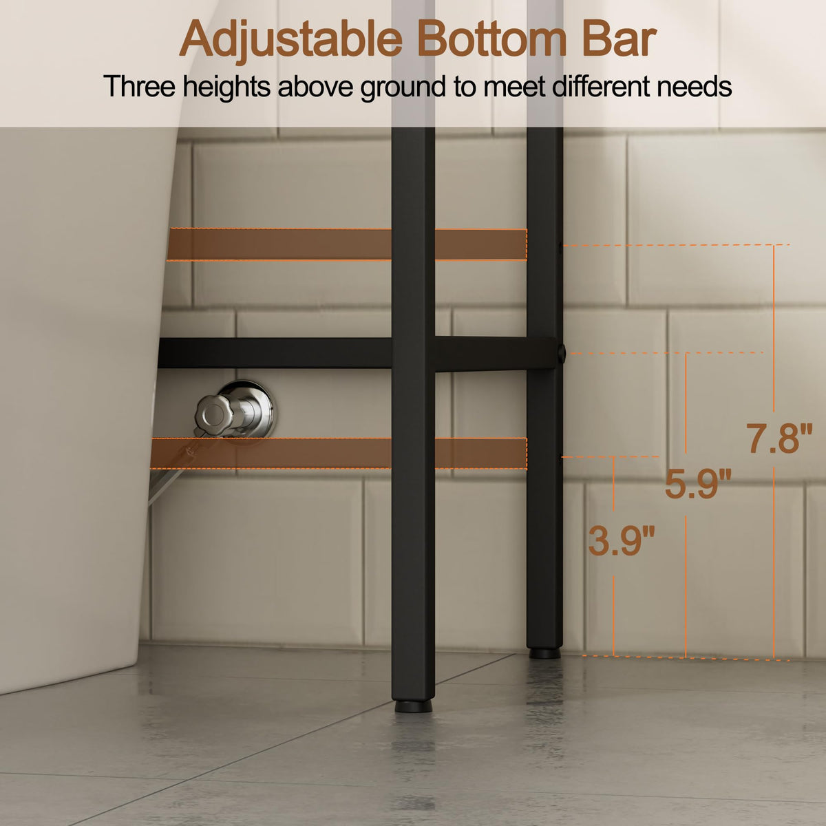 Cerlyunzan metal frame features rust-resistant coating for lasting durability.