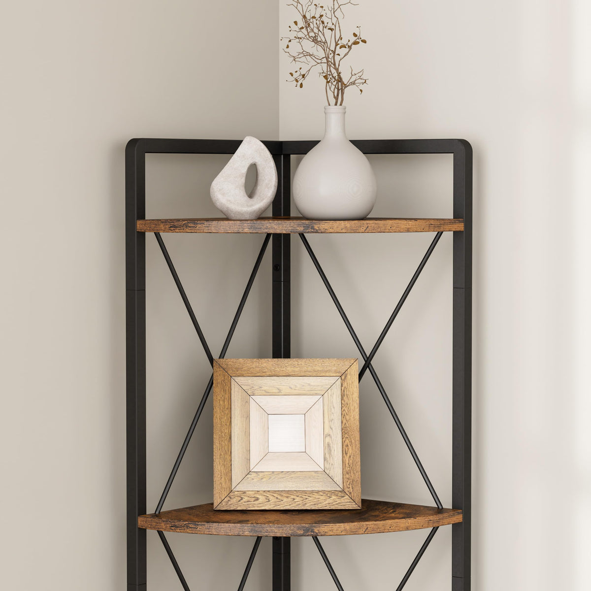 Cerlyunzan plant-display-shelf shows thriving greenery in compact areas.