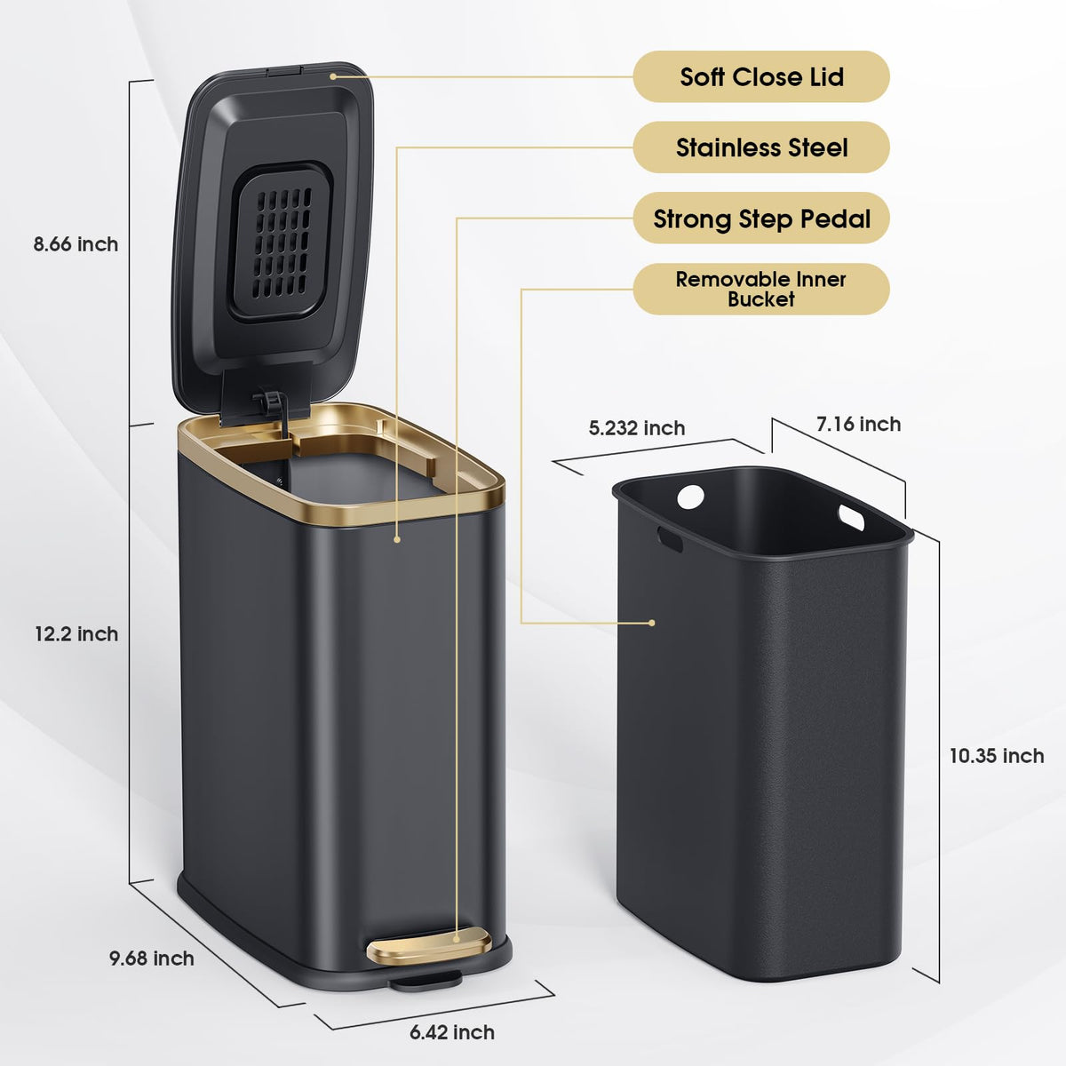 CEROELDA odor filter with 360-degree seal locks in smells.