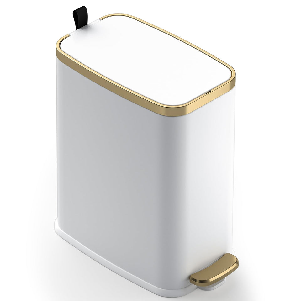CEROELDA 5L trash can with slim design fits tight spaces.