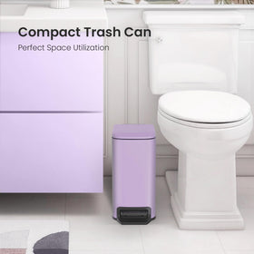 Cesun 6L soft-close lid in action prevents noise during late-night use.
