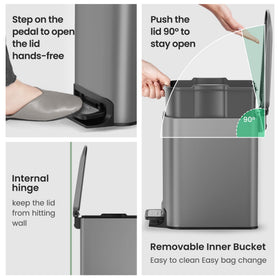 Cesun anti-fingerprint finish keeps a clean look in high-traffic bathrooms