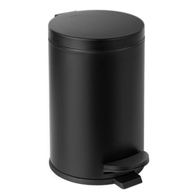 Cesun bathroom trash can with lid and pedal for hands-free disposal.