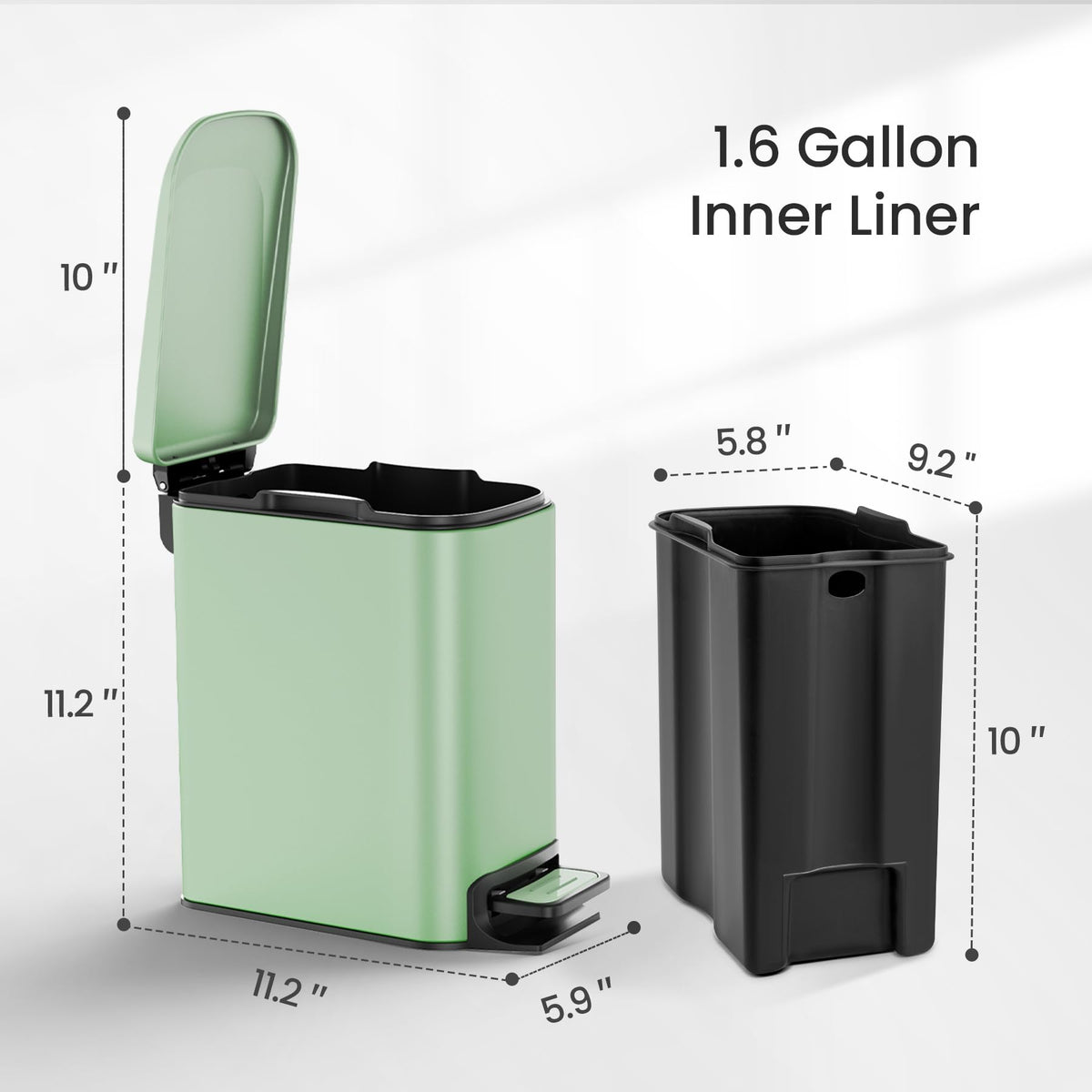 Cesun compact design fits narrow spaces in small bathrooms