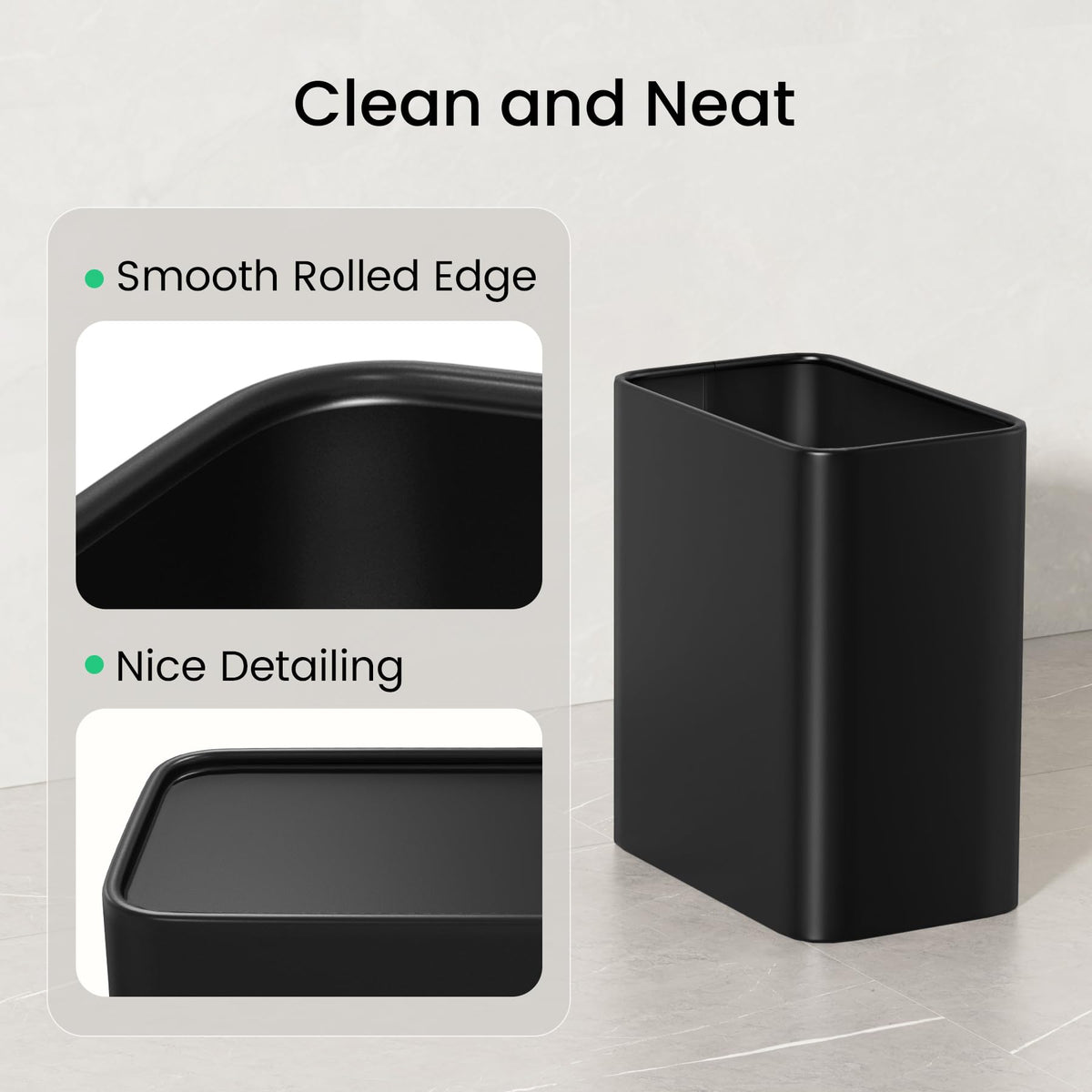 Cesun minimalist matte black design enhances any room.