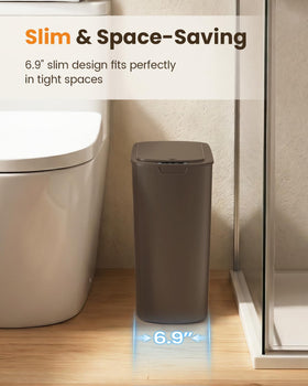 Cesun motion-sensor trash can opens hands-free for cleaner surfaces.
