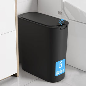 Cesun motion sensor trash can lid opens hands-free for easy disposal