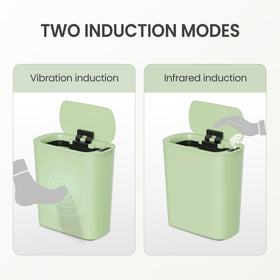Cesun 5-gallon waste bin is IPX5 waterproof for humid environments.