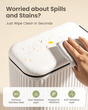 Cesun removable inner bucket simplifies mess-free trash disposal