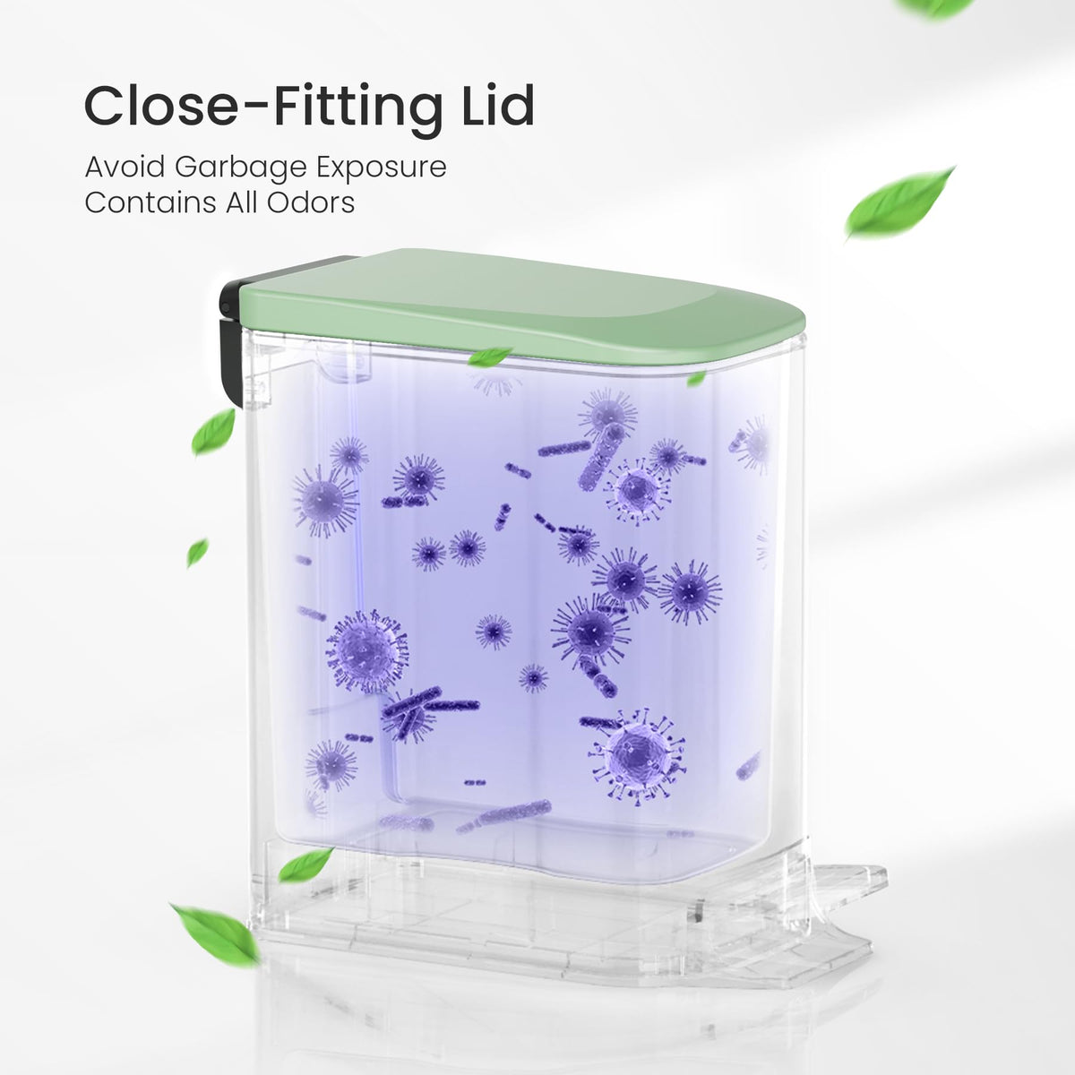 Cesun removable inner bucket facilitates easy cleaning and bag changes