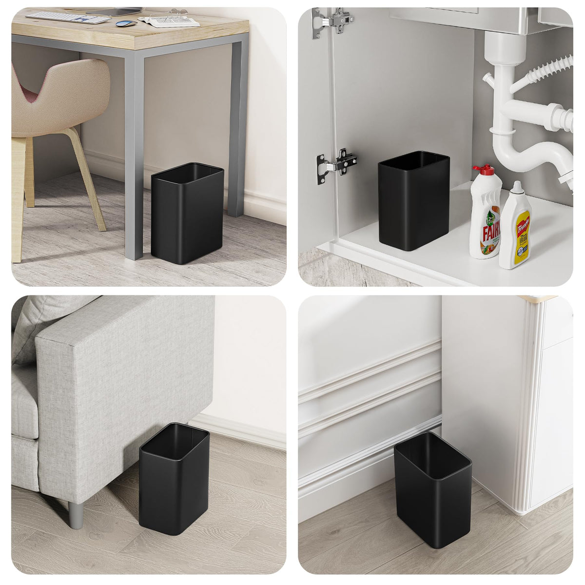 Cesun RV compact trash bin is portable for small vehicles.