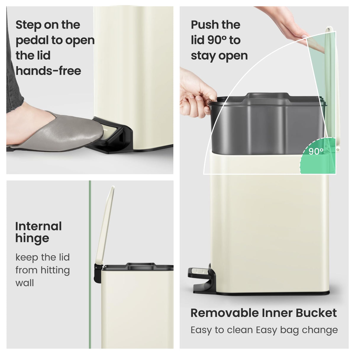 Cesun slim space-saving design fits narrow bathroom corners