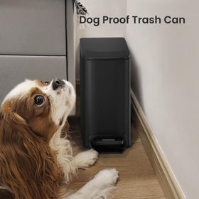 Cesun lid keeps odors in and deters pets from rummaging