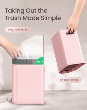 Cesun soft-close lid reduces noise during daily disposal