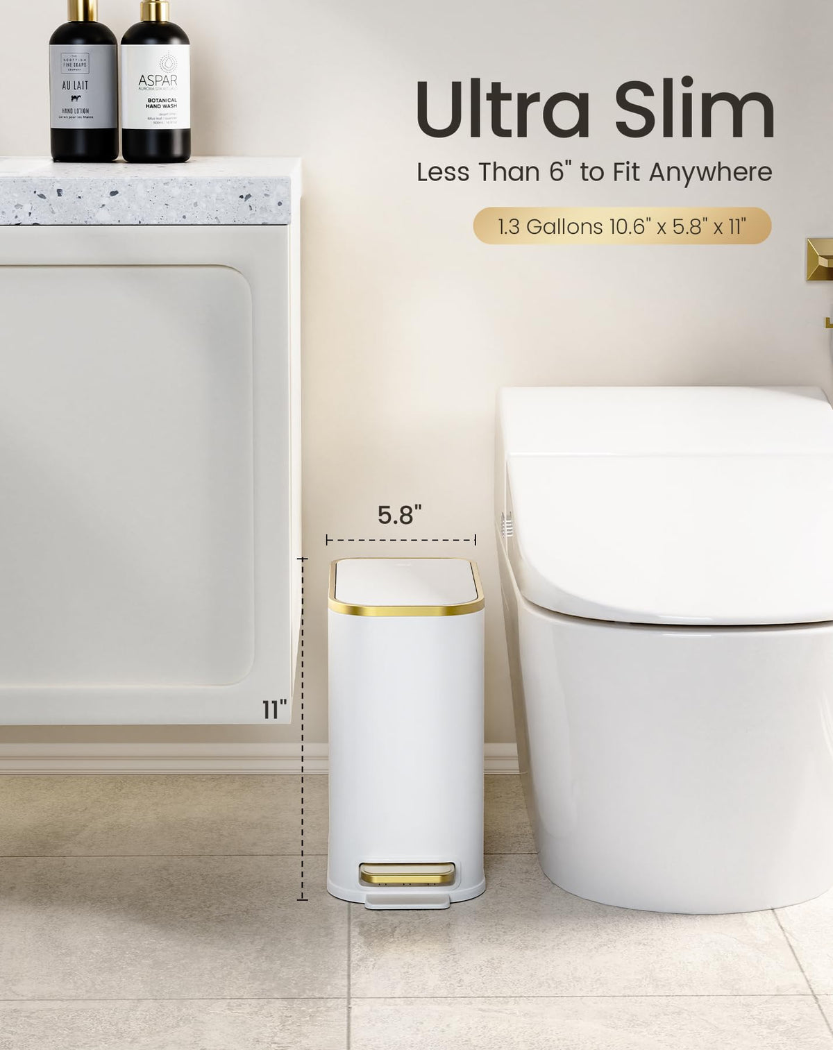 Cesun stainless steel 5L can durable and corrosion-resistant for daily use