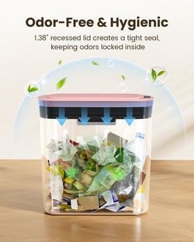 Cesun bag fix ring keeps trash bags securely in place for neat disposal.