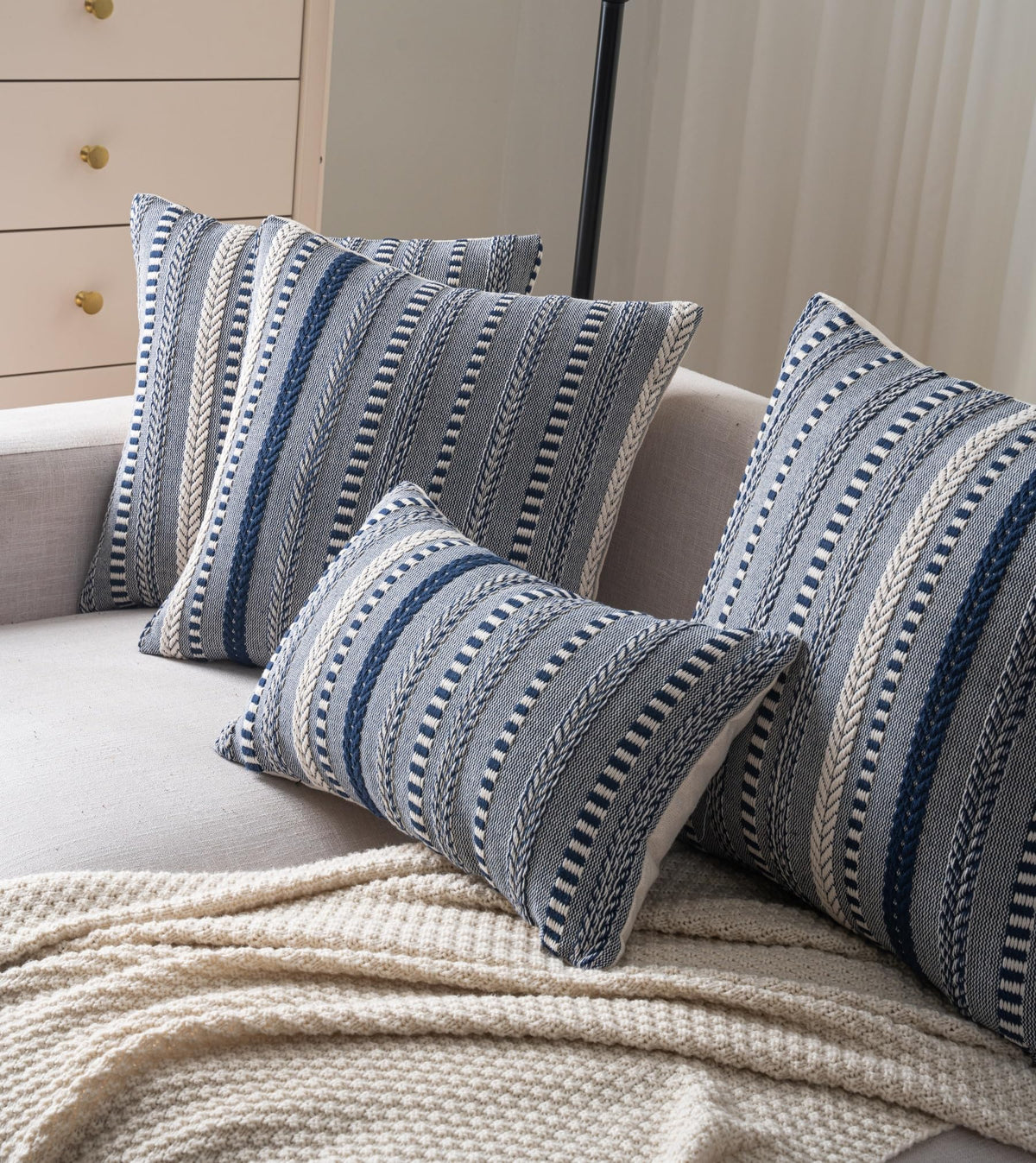 Cethom pillow cover with reinforced stitching for lasting durability.